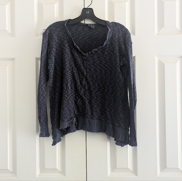 ANTHROPOLOGIE LEFT OF CENTER Long Sleeve Top - Picture 1 of 4